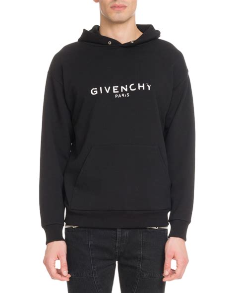 givenchy sweatshirt mens white|Givenchy destroyed hoodie.